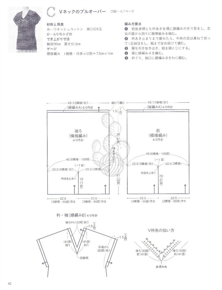 パイナツプル編みのウエア 美しい透かし模樣のニツト - 紫蘇 - 紫蘇的博客
