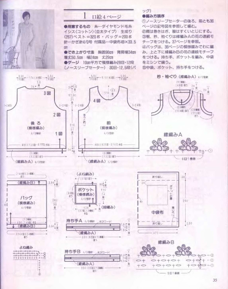 Lets knit series 魅惑日文 - 荷塘秀色 - 茶之韻