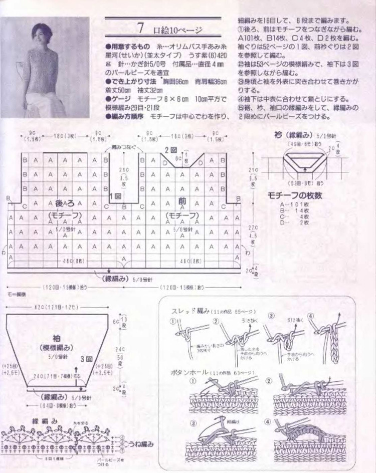 Lets knit series 魅惑日文 - 荷塘秀色 - 茶之韻