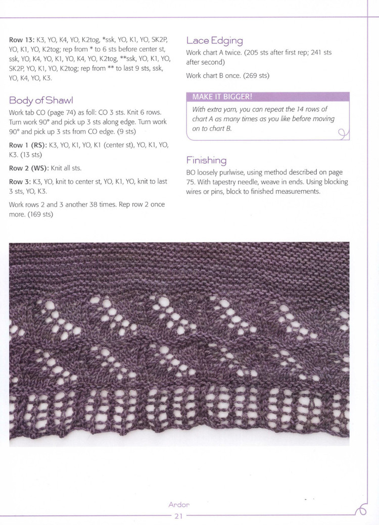 Sock-YarnShawls 鏤空披肩 - 紫蘇 - 紫蘇的博客