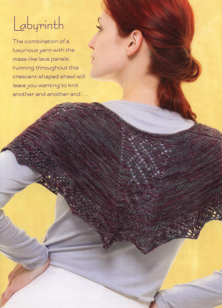 Sock-YarnShawls 鏤空披肩 - 紫蘇 - 紫蘇的博客