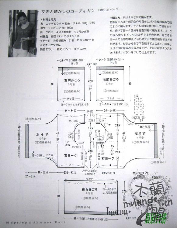 粉紅半袖（棒針） - 起起 - 起起的博客
