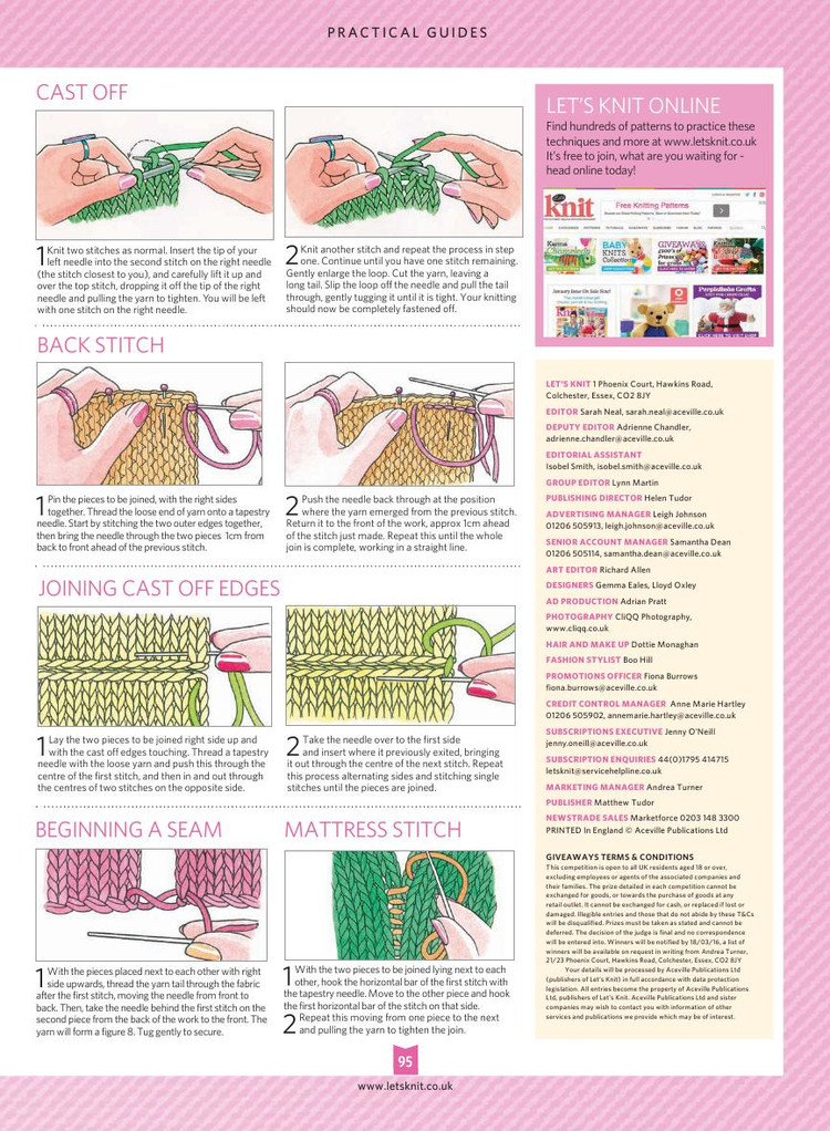 Lets Knit  February 2016 - 輕描淡寫(xiě) - 輕描淡寫(xiě)