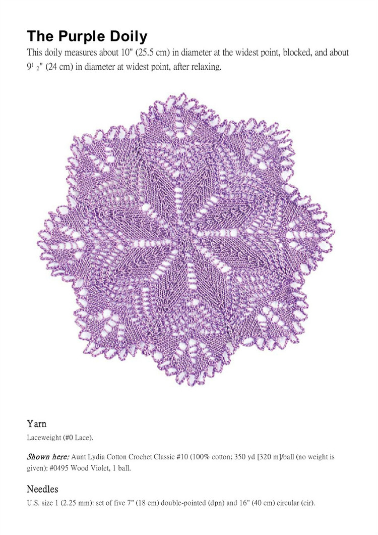 New Vintage Lace Knits Inspired By the Past（新的老式花邊：針織物由過去的啟發(fā)教程） - 壹一 - 壹一的博客