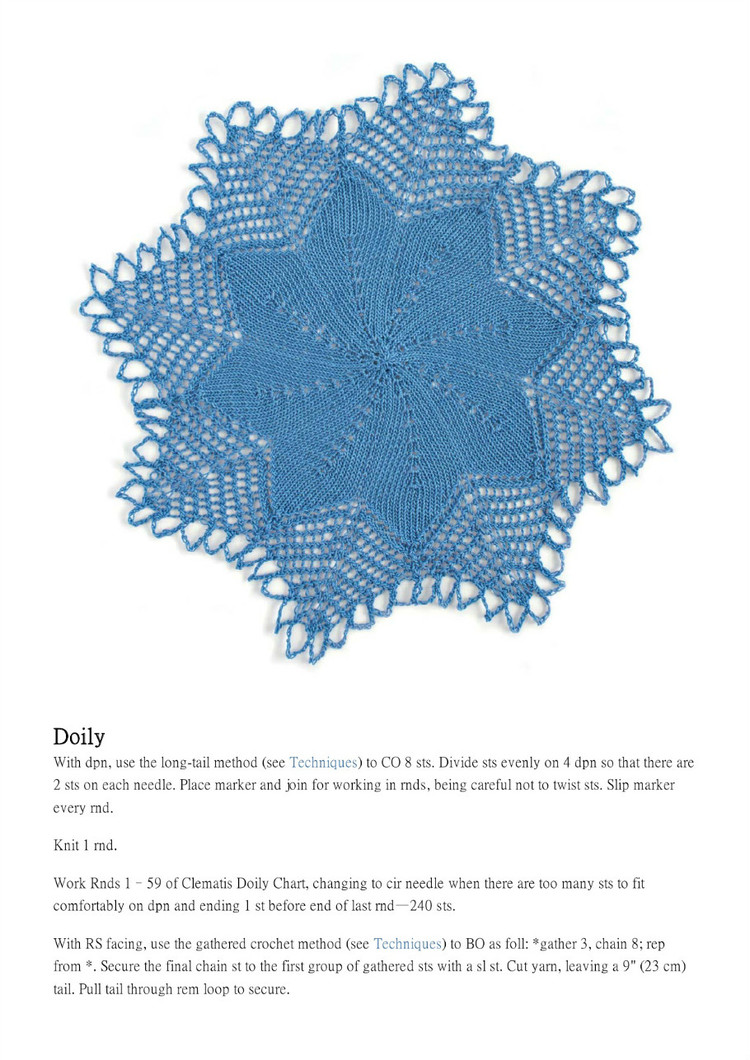 New Vintage Lace Knits Inspired By the Past（新的老式花邊：針織物由過去的啟發(fā)教程） - 壹一 - 壹一的博客