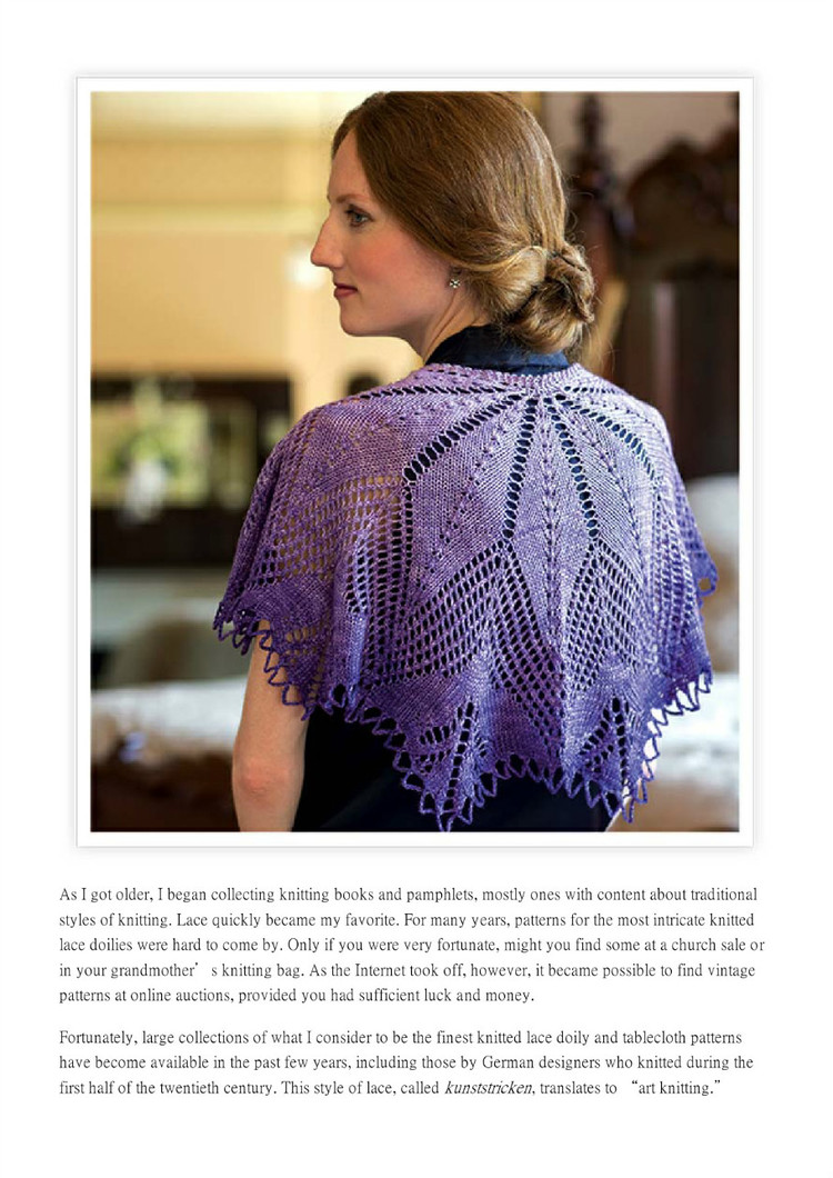 New Vintage Lace Knits Inspired By the Past（新的老式花邊：針織物由過去的啟發(fā)教程） - 壹一 - 壹一的博客