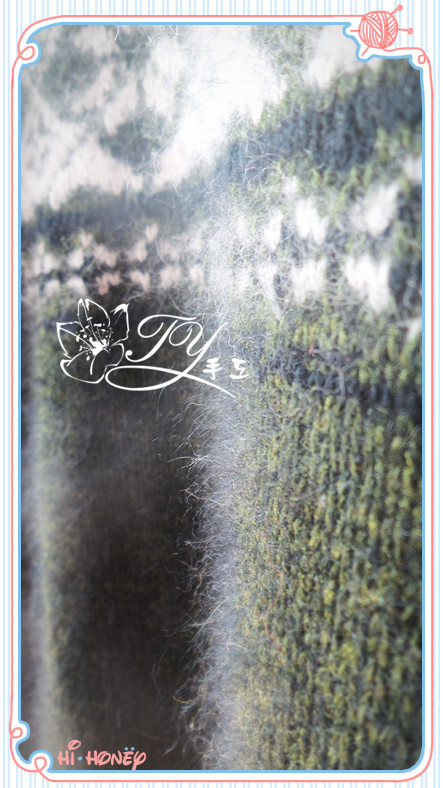 1409——飄雪——老公的提花羊絨衣 - ty - ty 的 編織博客
