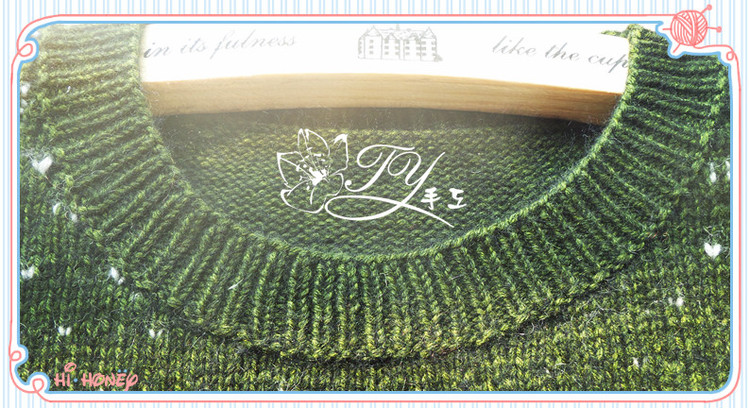 1409——飄雪——老公的提花羊絨衣 - ty - ty 的 編織博客