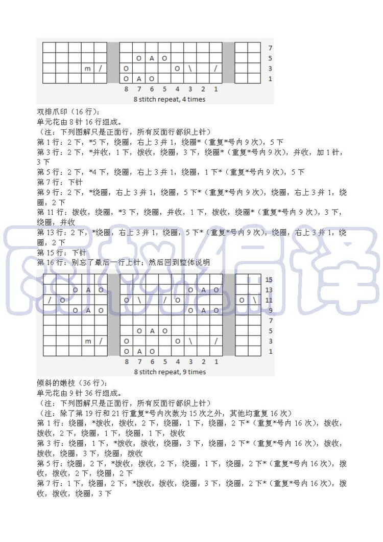 CAMPING（露營）半圓版  譯文 - 雨楓 - 雨楓的編織生活