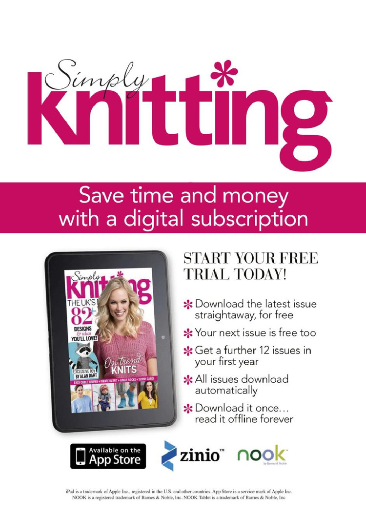 Simply Knitting Issue 135 2015 - 輕描淡寫 - 輕描淡寫