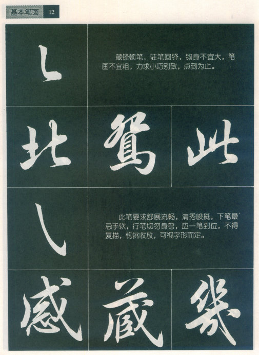 [轉(zhuǎn)載]毛筆行書標(biāo)準(zhǔn)教程（筆法）