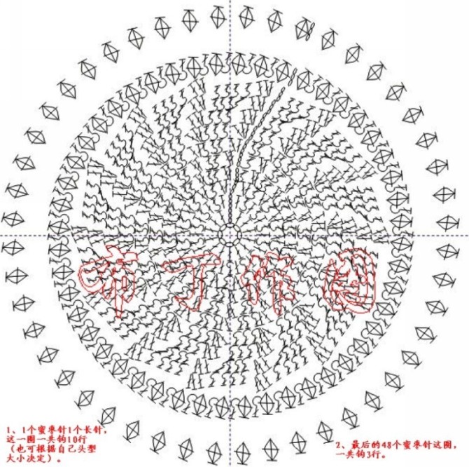 白色鴨舌帽的鉤法 - 魅惑 - zhangyang-0511的博客