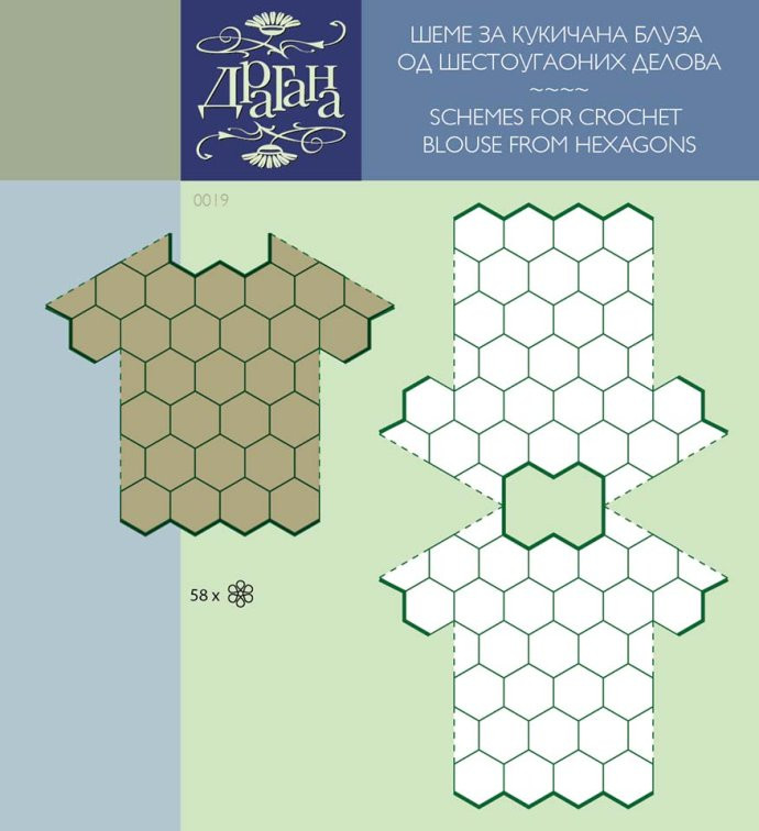 鉤編花型結(jié)構(gòu)圖 - 非編魚 - 非編魚的博客