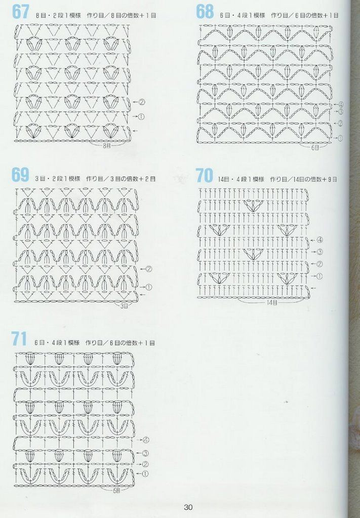 CROCHET PATTERNS 262 --- 鉤針圖解 - 紫蘇 - 紫蘇的博客