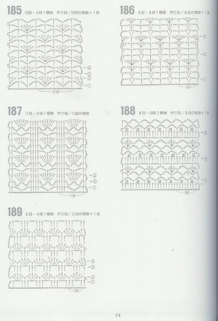 CROCHET PATTERNS 262 --- 鉤針圖解 - 紫蘇 - 紫蘇的博客