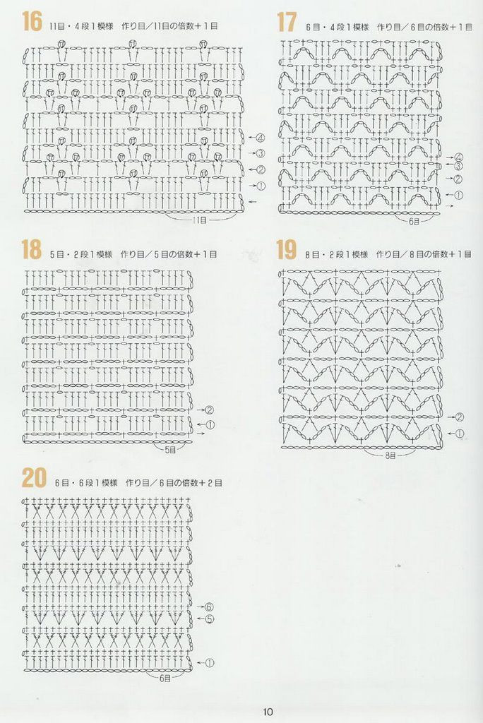 CROCHET PATTERNS 262 --- 鉤針圖解 - 紫蘇 - 紫蘇的博客