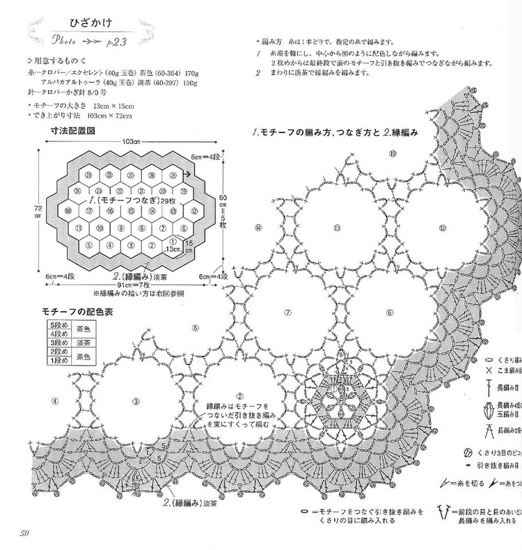 かぎ針で編むモチーフ - cissy-xi - cissy-xi的博客