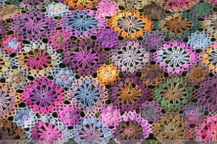 鉤針花片整花一線連怎么學(xué)--子衿手編教室教學(xué)風(fēng)格談之四 - 子衿 - 子衿精致手編