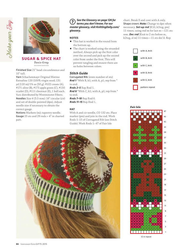 Interweave Knits： Gifts 2015 - 輕描淡寫 - 輕描淡寫