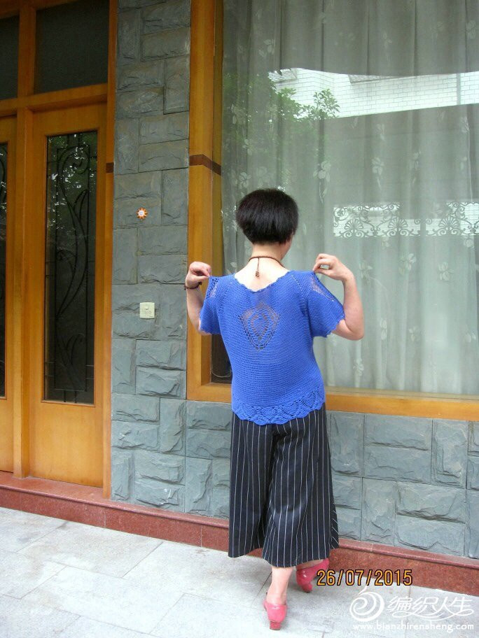 【引用】藍(lán)寶石～～深念～～一款無需打底的蕾絲鉤衣附詳細(xì)教程 - 壹一 - 壹一的博客