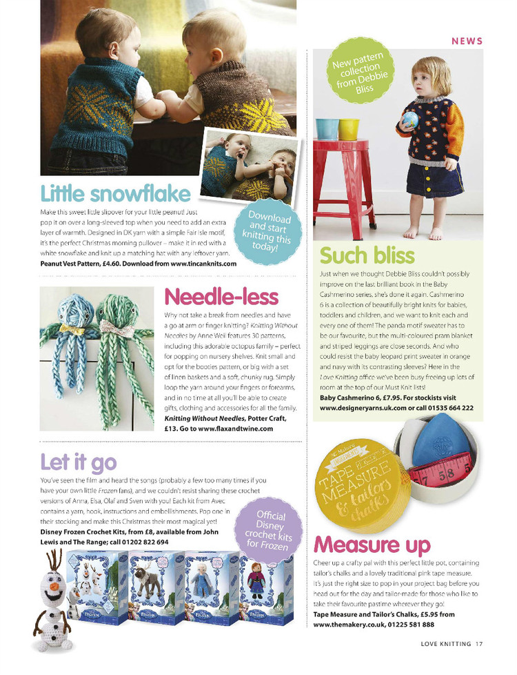 Love Knitting for Babies  Winter 2015 - 輕描淡寫 - 輕描淡寫