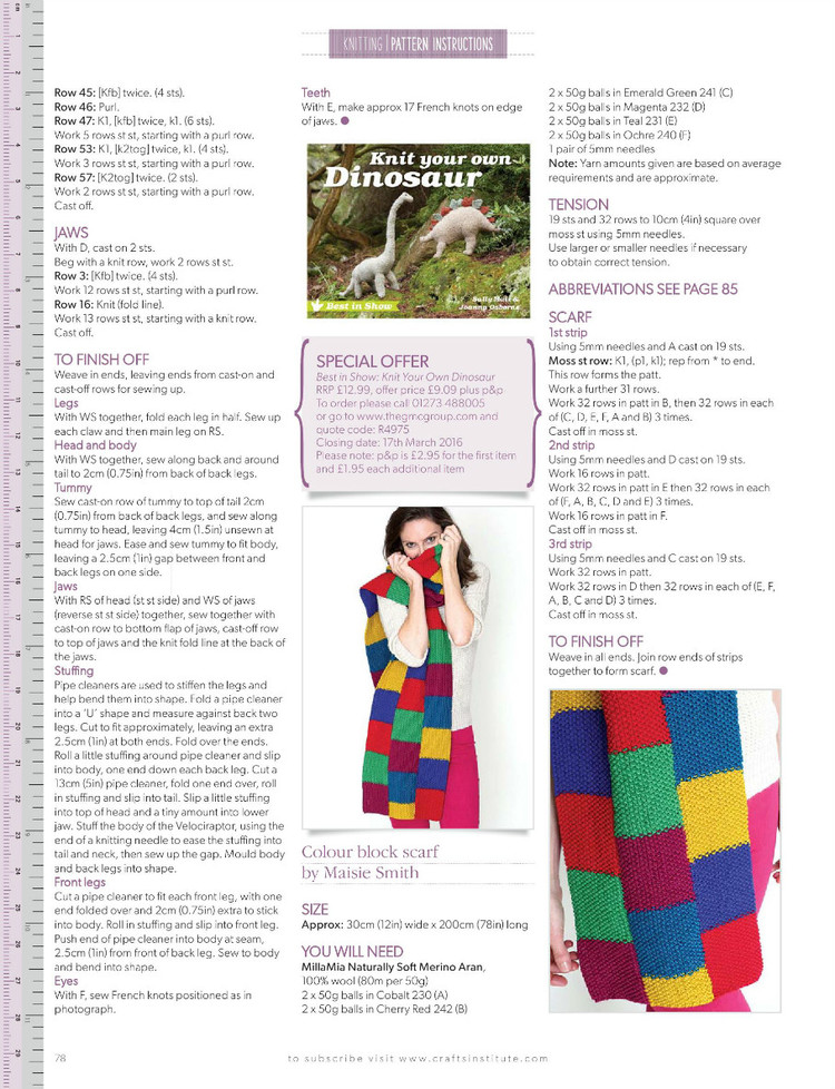 Knitting №150 January 2016 - 輕描淡寫(xiě) - 輕描淡寫(xiě)