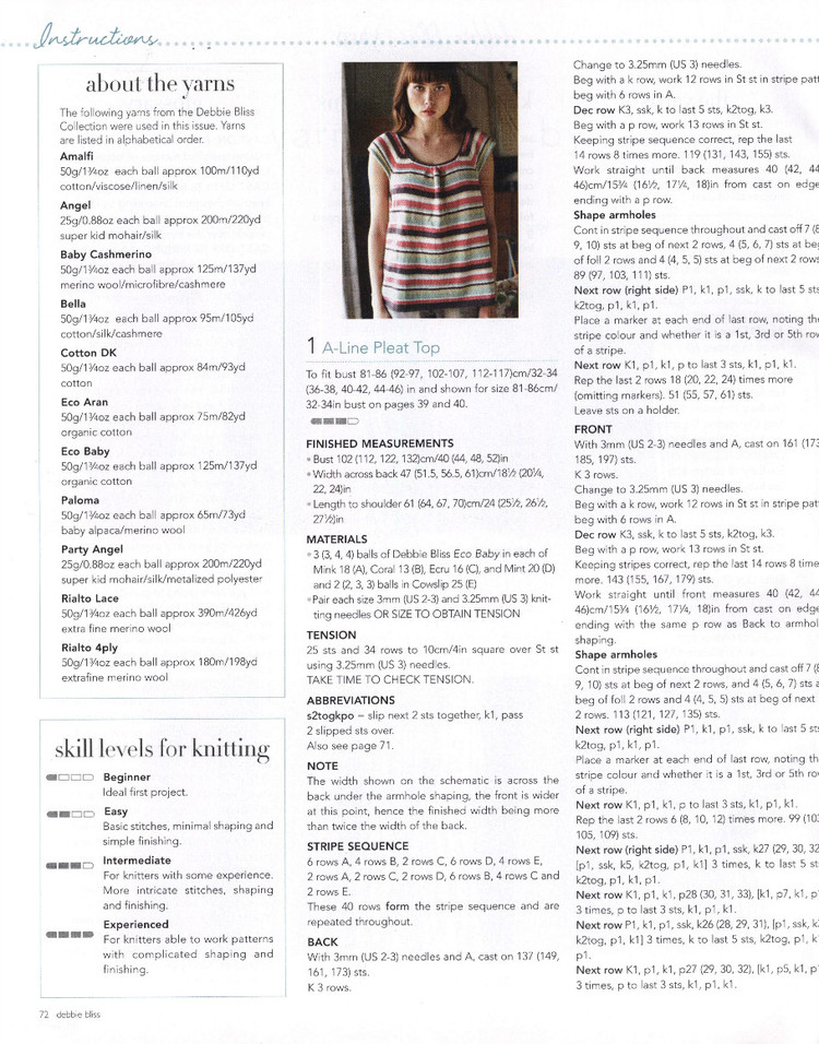DebbieBliss Spring 2012 --- 棒針夏裝 - 紫蘇 - 紫蘇的博客