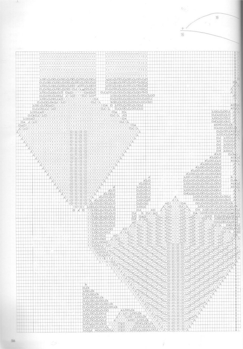 白色棒針蕾絲臺布 中 KNITTED LACE DESINGNS OF THE MODERN  MODE BOOK 1 - Daphne - 因為愛所以愛