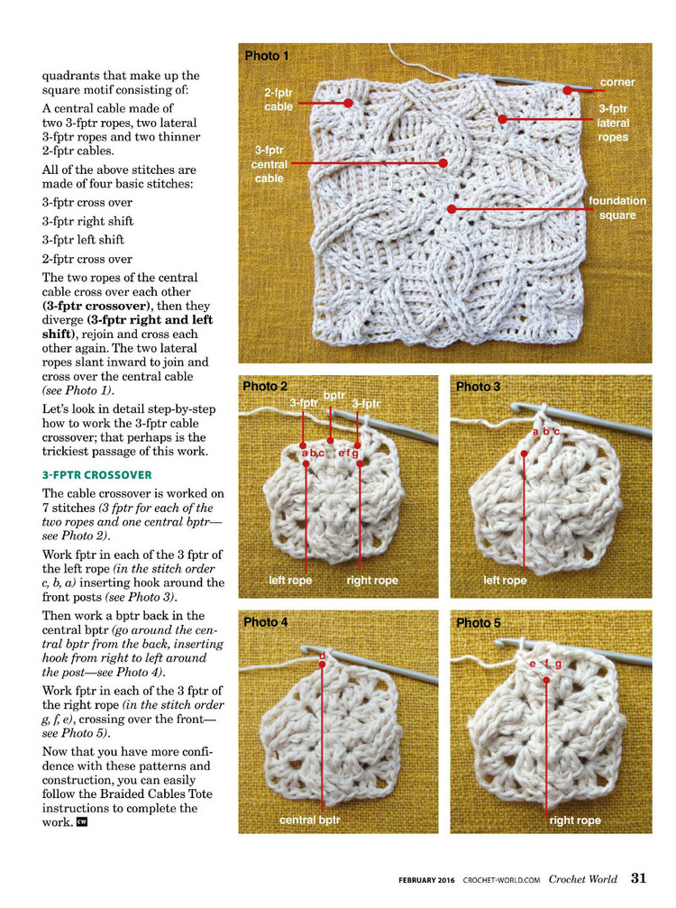 Crochet World Vol.39 №1 2016 - 輕描淡寫 - 輕描淡寫