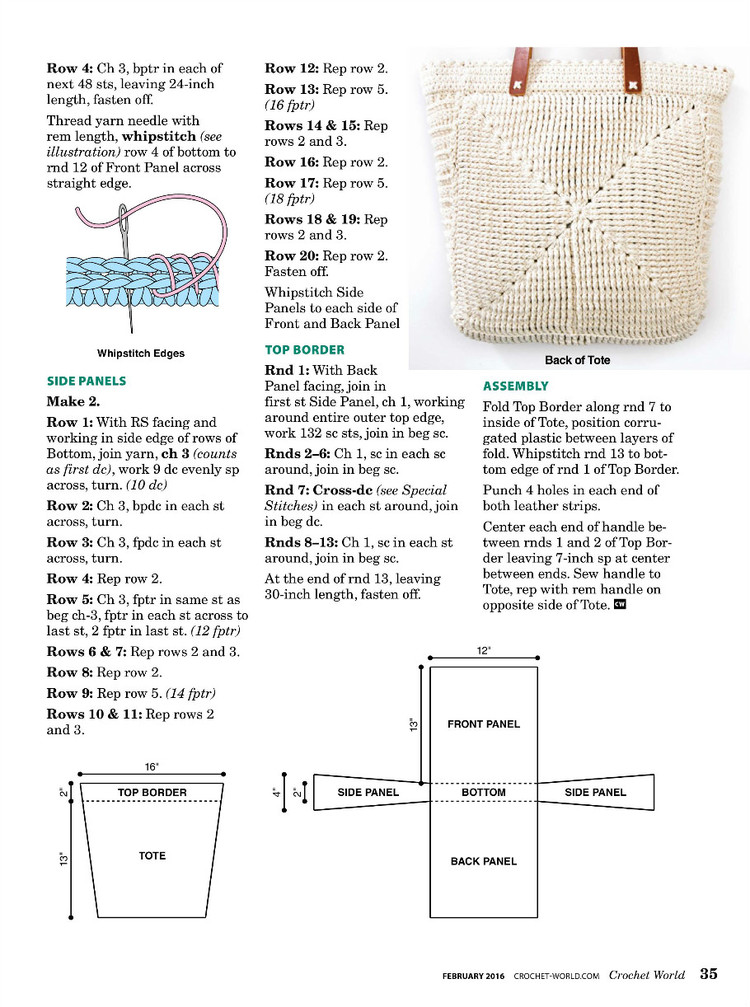 Crochet World Vol.39 №1 2016 - 輕描淡寫 - 輕描淡寫