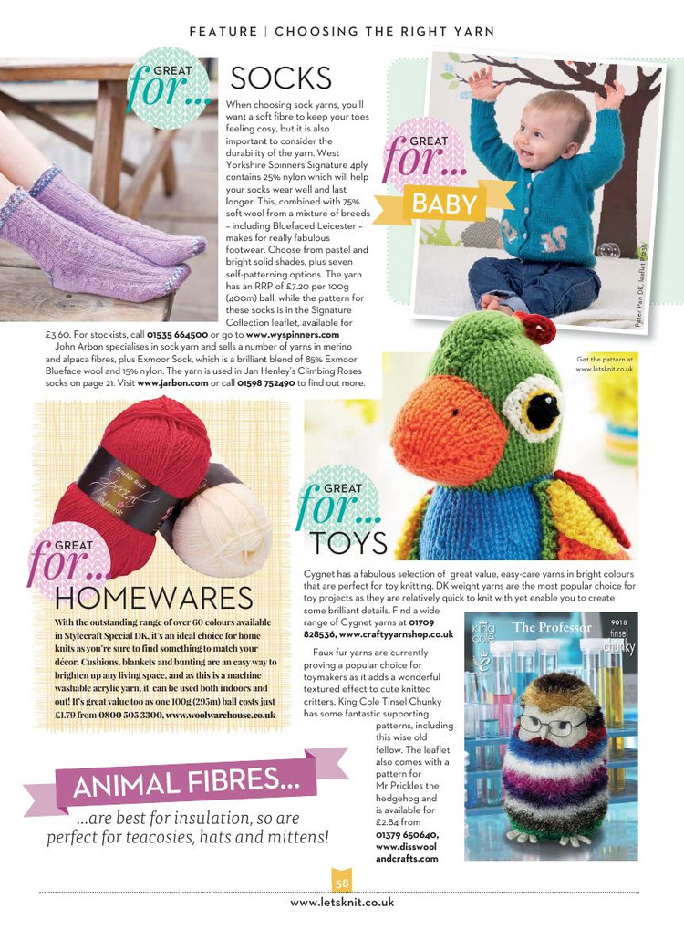 Lets Knit Issue 94 2015 - 輕描淡寫 - 輕描淡寫