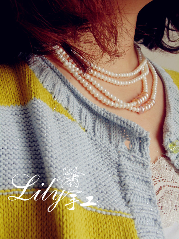 【Lily手工】--行云--蘆薈棉線休閑開衫 - Lily - Lily的手工編織天地