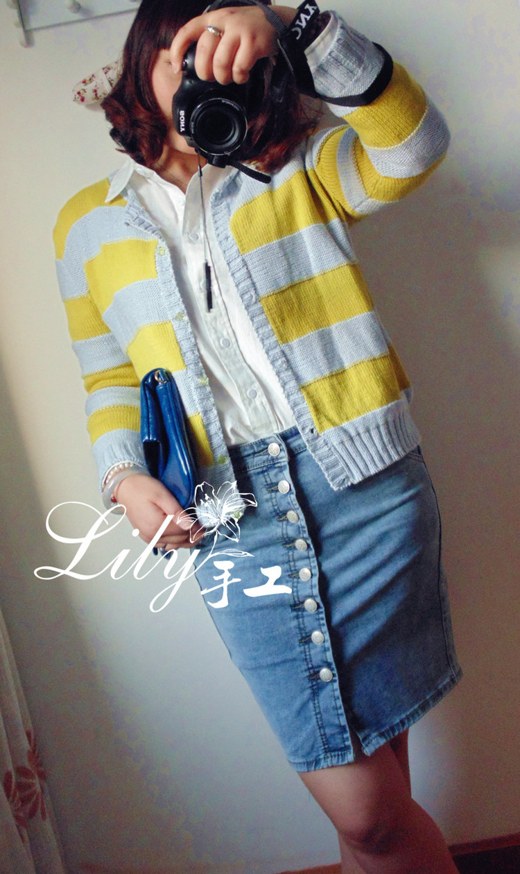 【Lily手工】--行云--蘆薈棉線休閑開衫 - Lily - Lily的手工編織天地