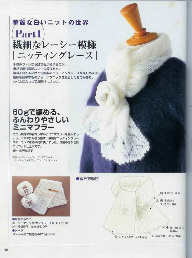 Lets knit series 編織指南  - 荷塘秀色 - 茶之韻