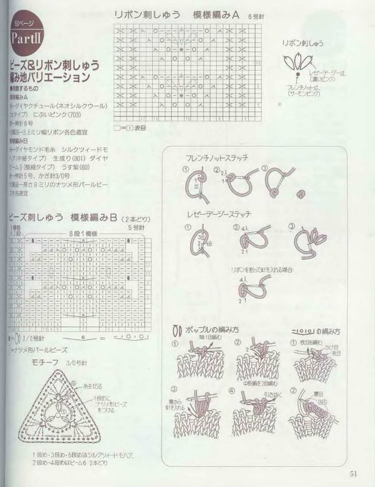 Lets knit series 編織指南  - 荷塘秀色 - 茶之韻