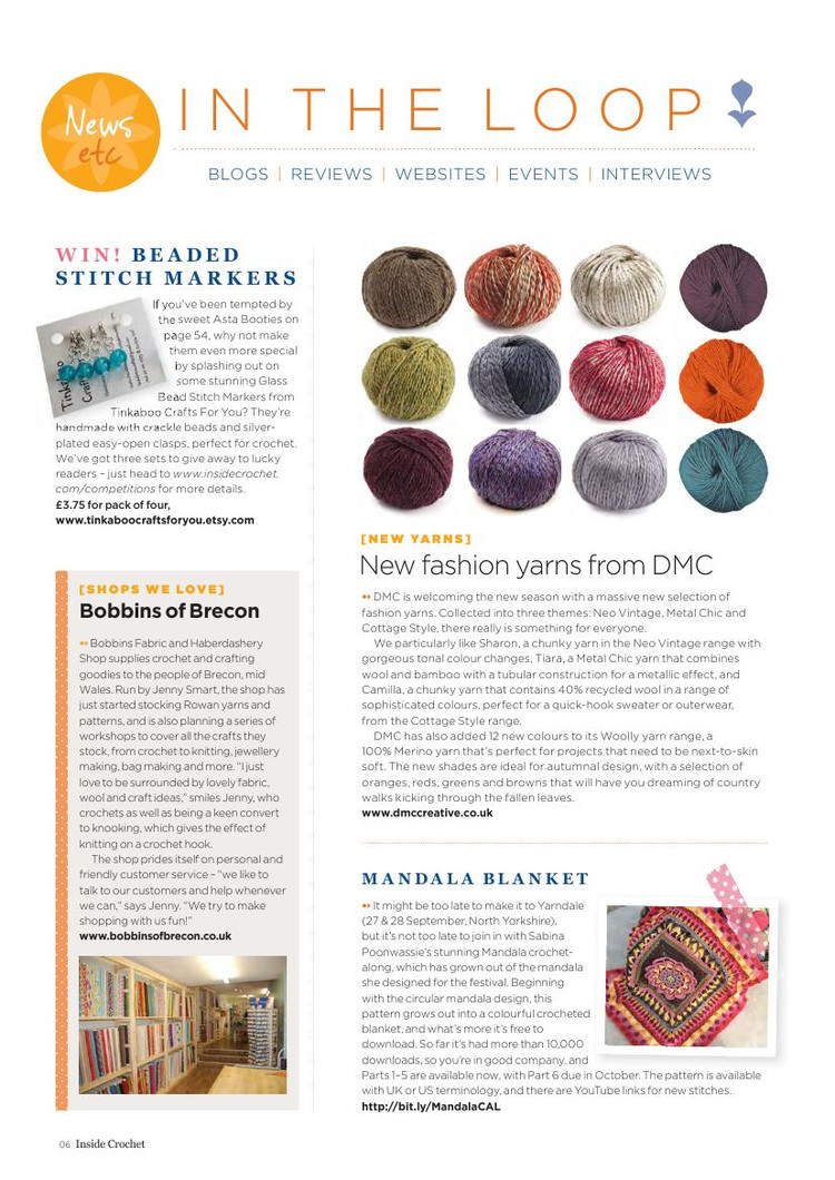 Inside Crochet №58 2014 - 輕描淡寫 - 輕描淡寫