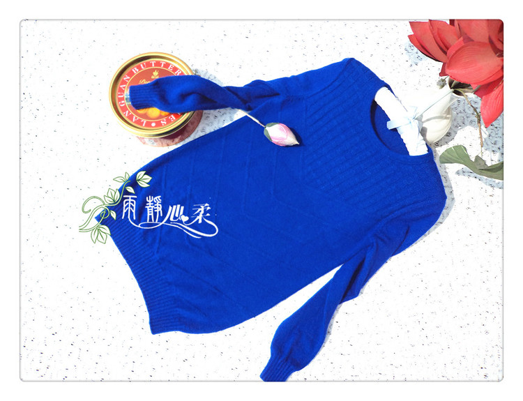 糾結(jié)——女式包臀羊絨衣 - 雨靜 · 心柔 - 鉤絲編線坊