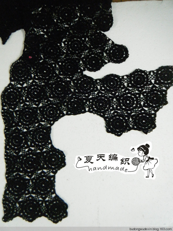 黑色長袖六角花 - 夏天 - 夏天