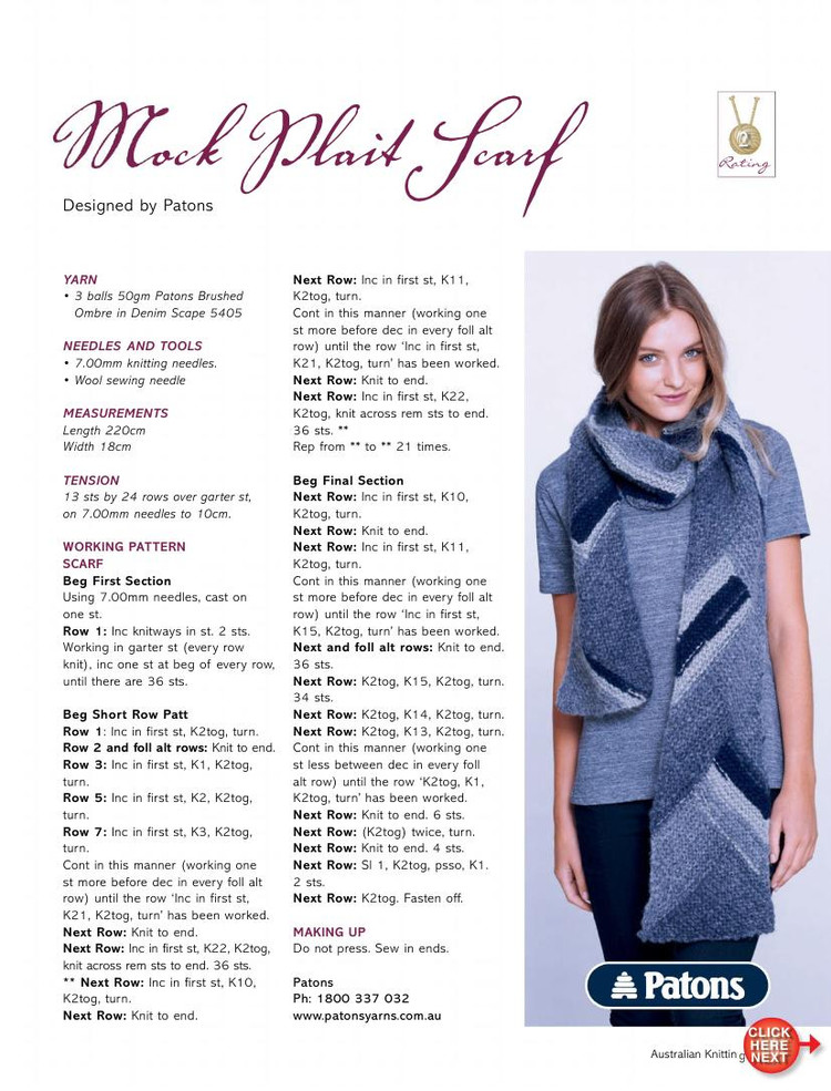 Australian Knitting Volume 7 No 3 2015 - 輕描淡寫 - 輕描淡寫