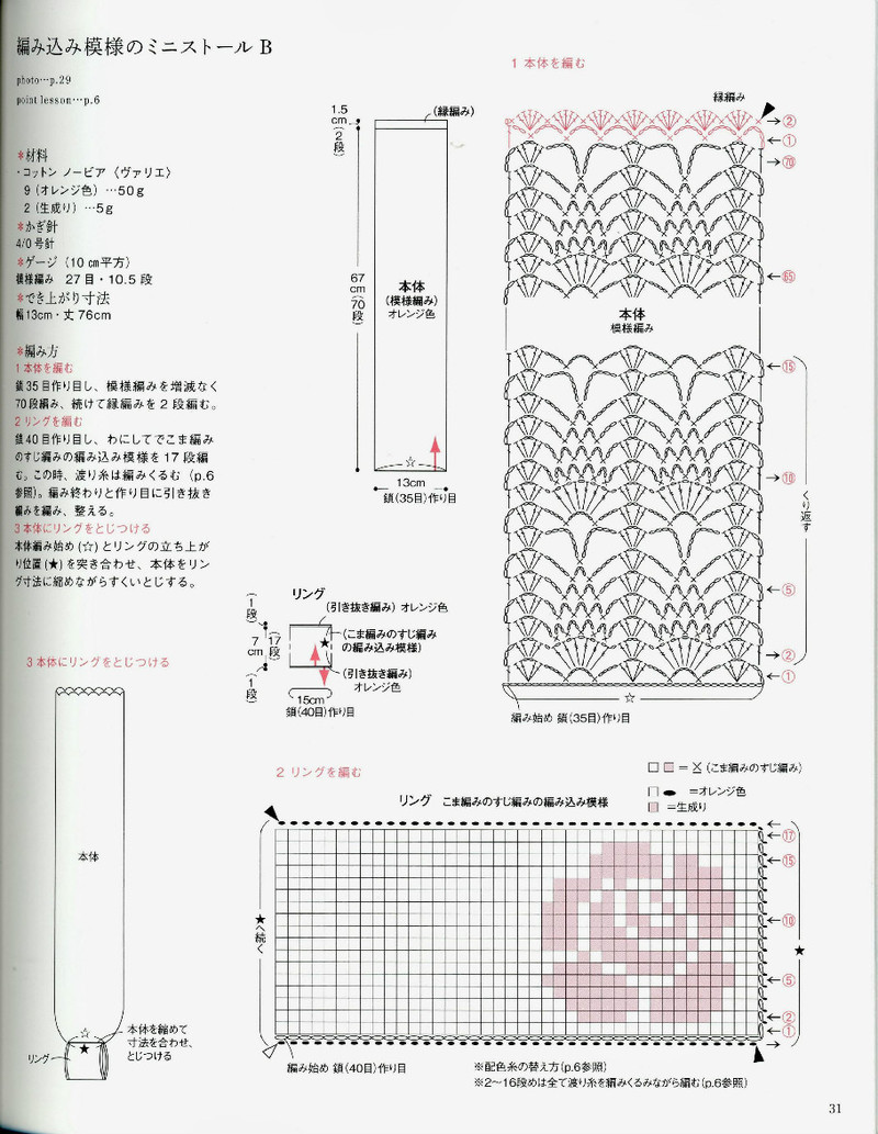 Rose motif shawl  stall 2013--玫瑰圖案圍巾 - 紫蘇 - 紫蘇的博客