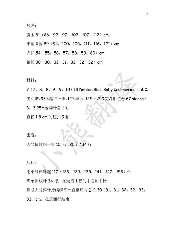 小熊翻譯——火女郎 Mad Man Cardigan - ferrero1869 - 小熊的天地
