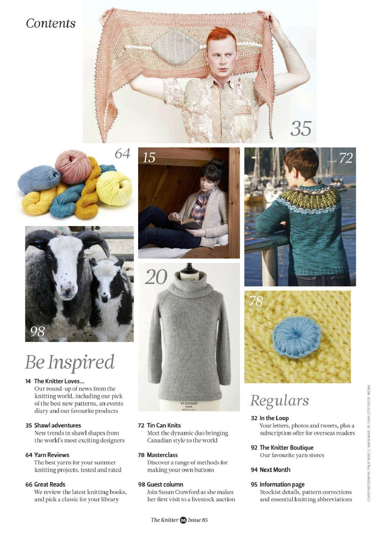 The Knitter Issue 85 2015 - 輕描淡寫 - 輕描淡寫