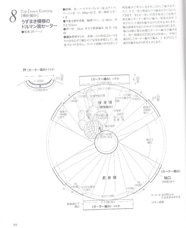 ネックから編む優(yōu)しいニット NV70185 2013 - 紫蘇 - 紫蘇的博客