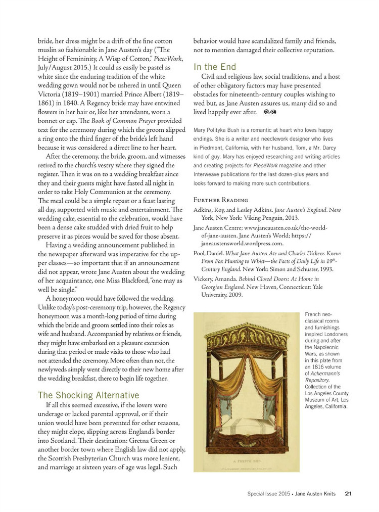 Interweaves Jane Austen Knits  Special Issue2015 - 輕描淡寫(xiě) - 輕描淡寫(xiě)
