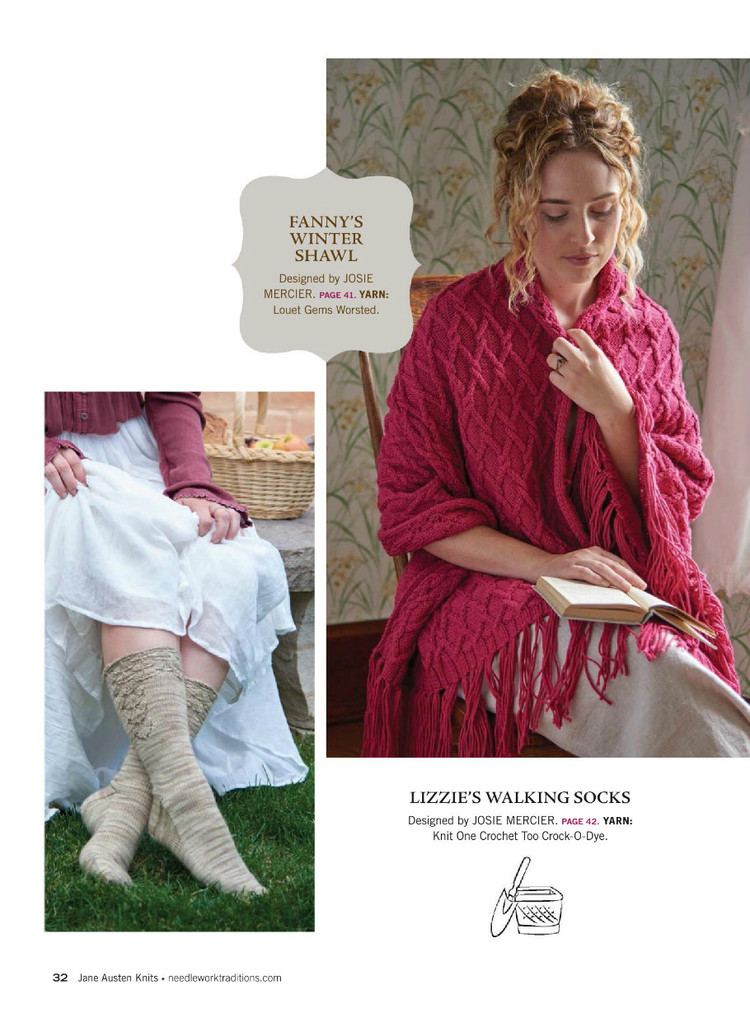 Interweaves Jane Austen Knits  Special Issue2015 - 輕描淡寫(xiě) - 輕描淡寫(xiě)