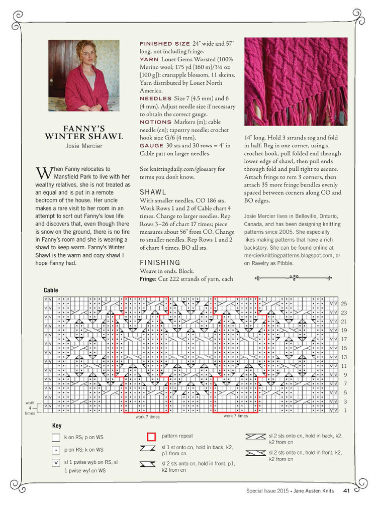 Interweaves Jane Austen Knits  Special Issue2015 - 輕描淡寫(xiě) - 輕描淡寫(xiě)