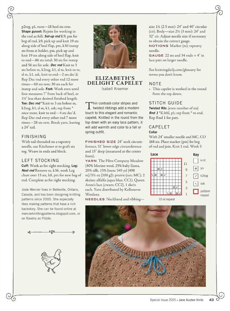 Interweaves Jane Austen Knits  Special Issue2015 - 輕描淡寫(xiě) - 輕描淡寫(xiě)