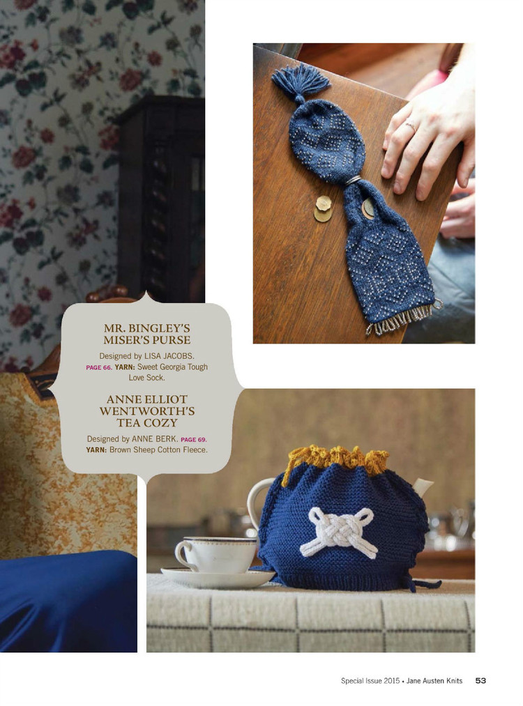 Interweaves Jane Austen Knits  Special Issue2015 - 輕描淡寫(xiě) - 輕描淡寫(xiě)