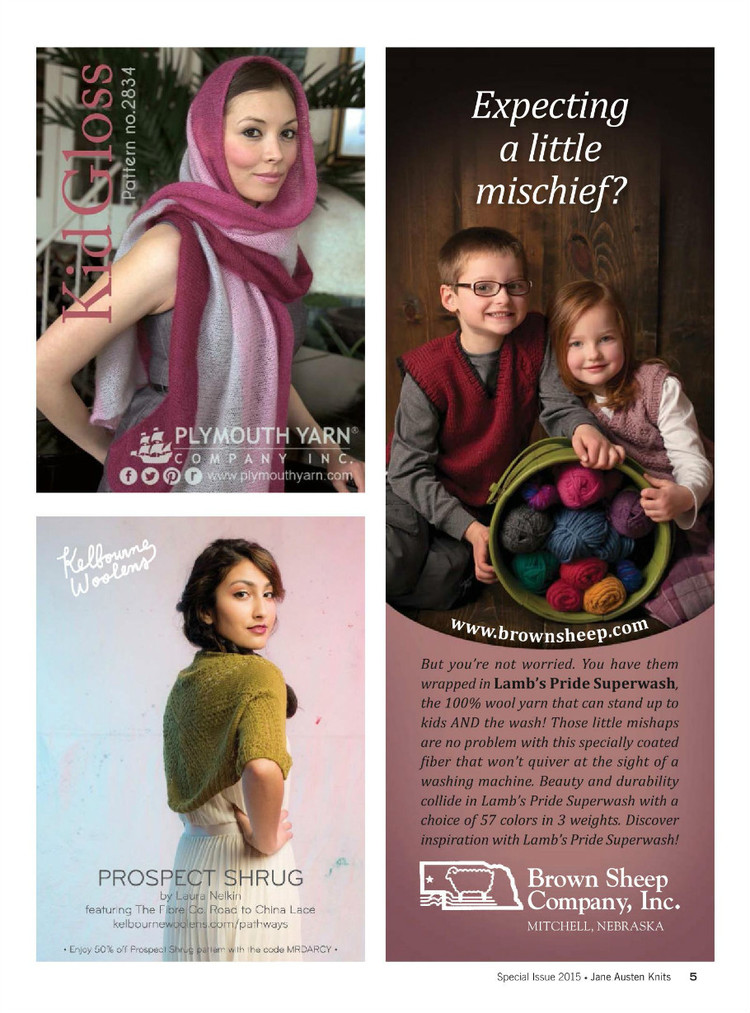 Interweaves Jane Austen Knits  Special Issue2015 - 輕描淡寫(xiě) - 輕描淡寫(xiě)