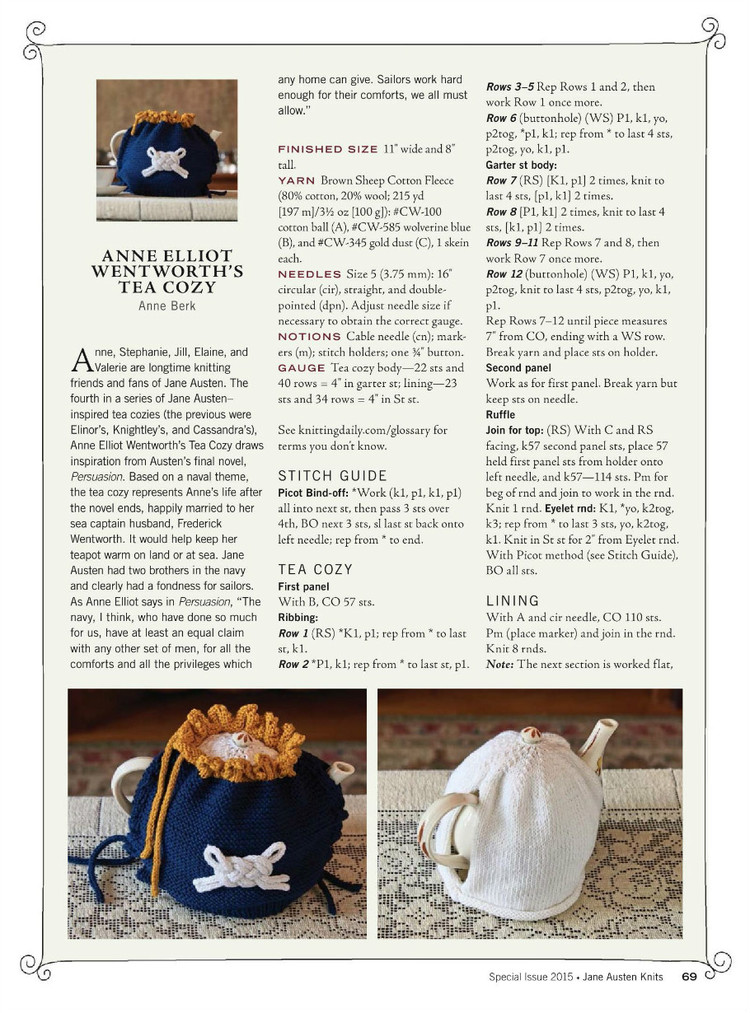 Interweaves Jane Austen Knits  Special Issue2015 - 輕描淡寫(xiě) - 輕描淡寫(xiě)